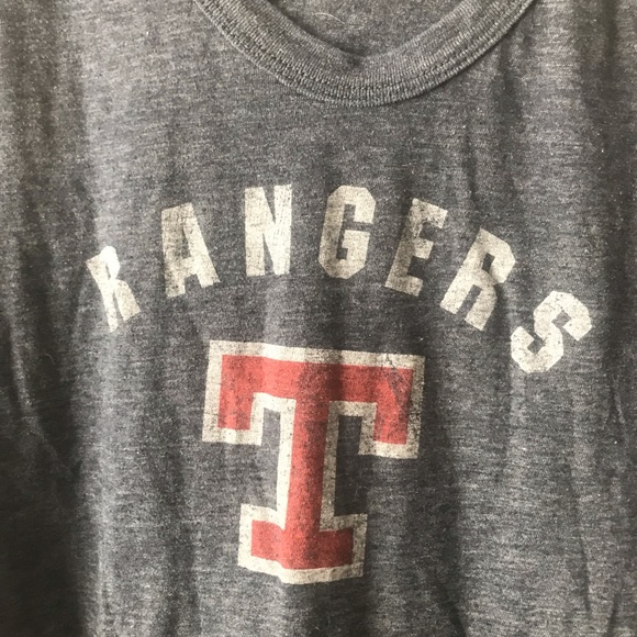 TEXAS RANGERS PULLOVER HOODIE WOMENS SZ L WRIGHT & DITSON - Picture 5 of 5